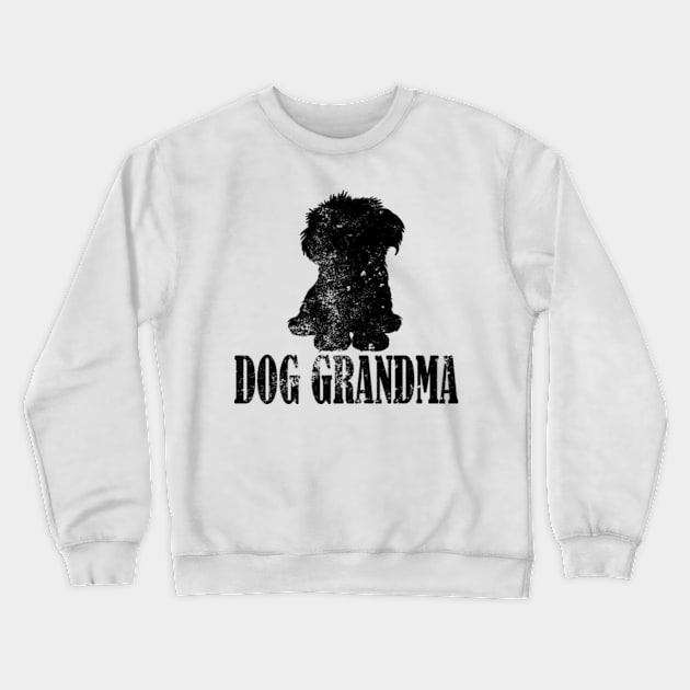 Maltese Dog Grandma Crewneck Sweatshirt by AstridLdenOs